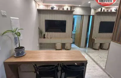 Apartamento à venda, 52 m² por r$ 600.000 - macuco - santos/sp
