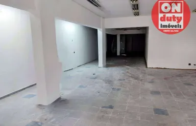 Loja para alugar, 250 m² por r$ 18.000,00/mês - aparecida - santos/sp