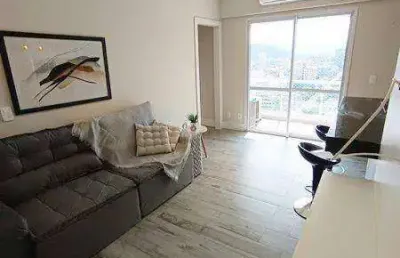 Apartamento com 1 quarto para alugar na Avenida Conselheiro Nébias, Boqueirão, Santos