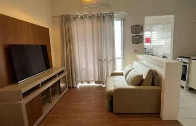 Apartamento para alugar, 47 m² por r$ 4.200,00/mês - boqueirão - santos/sp