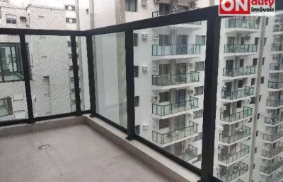 Apartamento com 2 quartos para alugar, 96 m² por r$ 6.500/mês - boqueirão - santos/sp