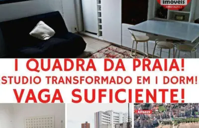 1 quadra da praia - studio à venda - josé menino - santos/sp
