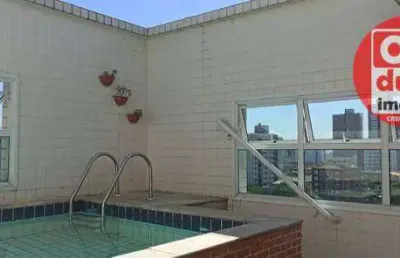 Cobertura com 3 dormitórios à venda, 208 m² por r$ 1.290.000,00 - marapé - santos/sp