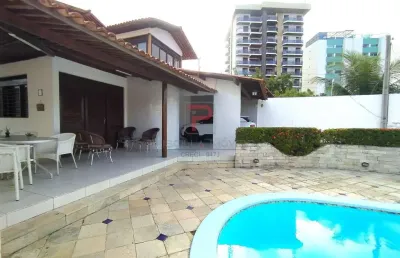 Casa a 70m do mar com 4 dormitórios no jardim oceania