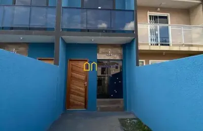 Casa com 2 quartos à venda na irineo maksemiv, 171, tatuquara, curitiba por r$ 315.000