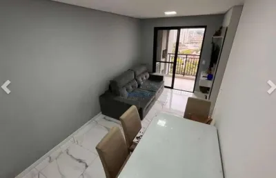 Belo apto com 2 dorms, sala bem iluminada, 50m² - presid. al