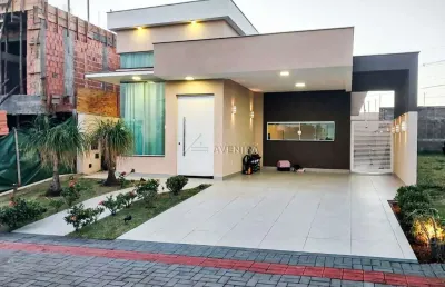 Casa em condomínio fechado com 3 quartos para alugar na rua nelson brunelli, --, parque tauá, londrina por r$ 7.900