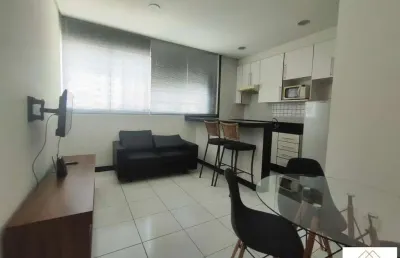 Apartamento para locação em belo horizonte, lourdes, 1 dormitório, 1 banheiro, 1 vaga