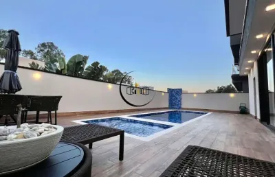 Casa em condomínio fechado com 5 quartos à venda no ibi aram, itupeva , 385 m2 por r$ 3.074.000