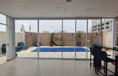 Casa em condomínio fechado com 4 quartos para alugar no ibi aram, itupeva , 254 m2 por r$ 12.500