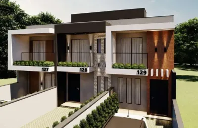 Casa com 2 quartos à venda na rua bertoldo joão correia, 104, testo salto, blumenau, 96 m2 por r$ 555.000