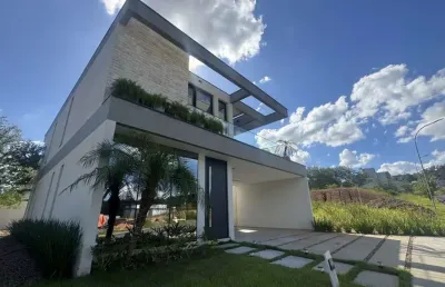 Casa com 3 quartos à venda na rua silvano cândido da silva sênior, 3065, ponta aguda, blumenau, 269 m2 por r$ 1.890.000