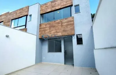 Casa geminada para venda em belo horizonte, santa rosa, 3 dormitórios, 1 suíte, 3 banheiros, 2 vagas