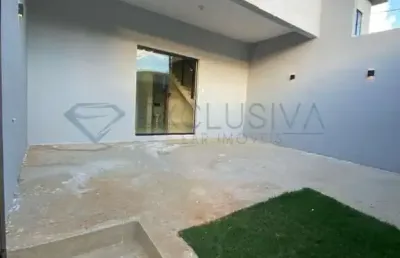 Casa para venda em santa luzia, novo centro, 2 dormitórios, 1 suíte, 2 banheiros, 2 vagas