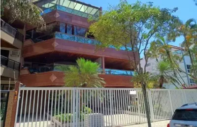 Cobertura a venda no recreio 350m² - 3 quartos 2 suítes, sala 3 ambts, piscina e churrasqueira !