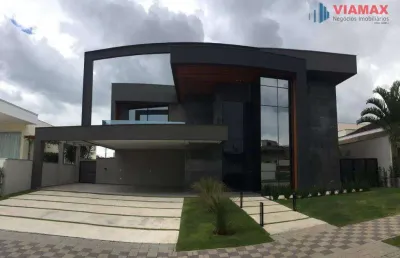 Casa com 5 suítes à venda, 525 m² por r$ 5.500.000 - condomínio reserva do paratehy norte - são josé dos campos/sp