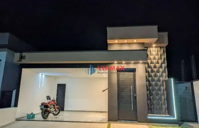Casa térrea malibu com 3 dormitórios à venda, 145 m² por r$ 997.000 - residencial malibu - caçapava/sp