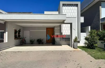 Casa térrea com 3 dormitórios à venda, 300m² de terreno, 172 m² a/c.por r$ 1790.000 - condomínio altos da serra vi - urbanova - são josé dos campos/sp