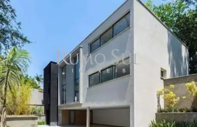 Casa em condomínio fechado com 4 quartos à venda na gambarini, 61, jardim cordeiro, são paulo por r$ 9.000.000
