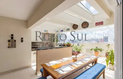 Cobertura com 4 quartos à venda na rua alexandre dumas, 1410, chácara santo antônio, são paulo por r$ 3.200.000