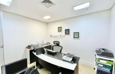 Sala comercial com 2 salas para alugar na avenida vereador josé diniz, 3457, campo belo, são paulo por r$ 2.100