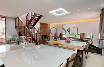 Casa em condomínio fechado com 4 quartos à venda na rua méxico, 15, vila santo antônio, cotia por r$ 4.999.000
