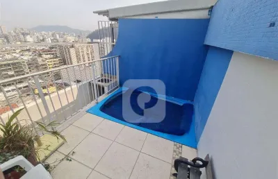 Cobertura duplex na tijuca com vista livre e lazer completo