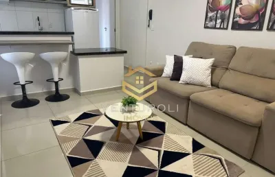Bellissimo apartamento com 1 dormitório, mobiliado, pronto para morar!