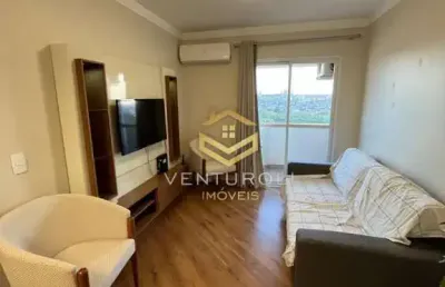 Apartamento para aluguel com 76 m² e 3 quartos em jardim estoril, bauru - sp mobiliado