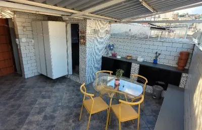 Linda cobertura 3 quartos em área nobre do manoel honório a poucos metros da av. rio branco.