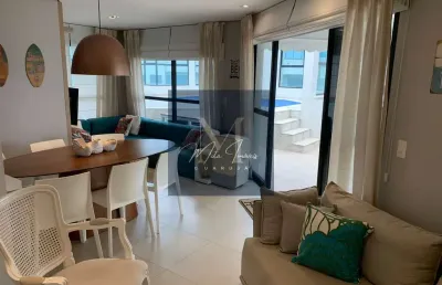 Cobertura penthouse reformada. com piscina e área gourmet. 03 dormitórios. 01 suíte. 02 vagas. 01 quadra da praia e próximo do centro.