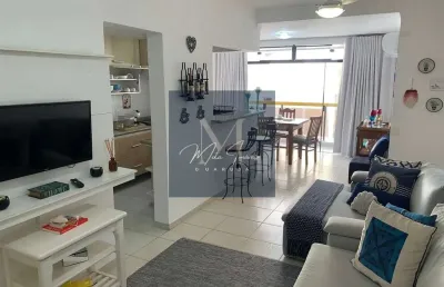 Lindo flat reformado. climatizado. vista para o mar. lazer. centro. 01 quadra da praia. 01 dormitório. 02 vagas. serviço de camareira e de praia.