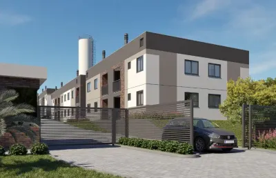 Casa sobreposta 2 quartos à venda com financiamento minha casa minha vida. sacada e churrasqueira, 1 vaga de estacionamento e áreas de lazer.