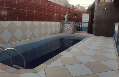Casa com 4 quartos à venda na vista linda, bertioga , 250 m2 por r$ 580.000