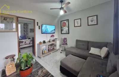 Apartamento com 2 quartos à venda no chácara vista linda, bertioga , 50 m2 por r$ 230.000