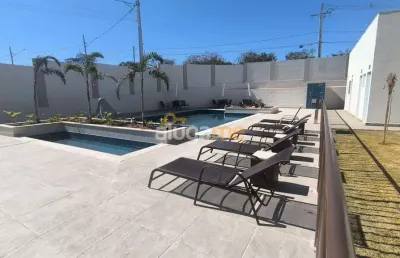 Apartamento térreo com varanda - 2 quartos e lazer completo