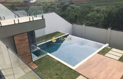 Casa em condomínio fechado com 4 quartos à venda na rua dos azulões, 1, condomínio residencial alphaville, são josé dos campos por r$ 4.260.000