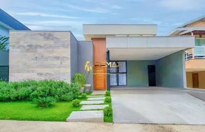 Casa em condomínio fechado com 3 quartos à venda na residencial terras do vale, 1245, bairro do grama, caçapava por r$ 1.198.000