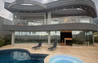 Casa em condomínio fechado com 4 quartos à venda na rodovia joão amaral gurgel, 5890, condomínio residencial ecopark bourbon, caçapava por r$ 3.500.000
