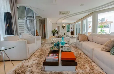 Casa com 6 dormitórios à venda, 665 m² por r$ 9.540.000,00 - jurerê internacional - florianópolis/sc
