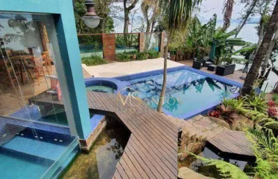 Casa com 3 dormitórios à venda, 600 m² por r$ 8.480.000,00 - sambaqui - florianópolis/sc