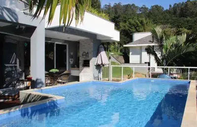 Casa com 3 dormitórios à venda, 350 m² por r$3.130.000 - cacupé - florianópolis/sc