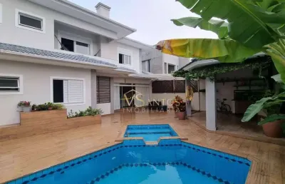 Casa com 4 suítes à venda, 360 m² por r$ 4.500.000 - jurerê internacional - florianópolis/sc