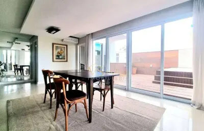 Cobertura com 3 dormitórios à venda, 155 m² por r$ 2.500.000,00 - jurerê - florianópolis/sc
