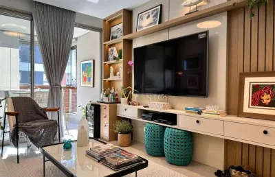 Apartamento à venda, 105 m² por r$ 3.180.000,00 - jurerê - florianópolis/sc
