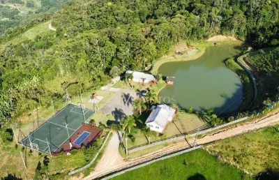 Sítio com 7 dormitórios à venda, 30000 m² por r$ 2.500.000,00 - loeffelscheidt - águas mornas/sc