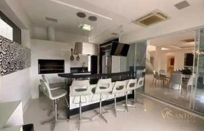 Casa com 5 dormitórios à venda, 588 m² por r$ 5.600.000,00 - jurerê internacional - florianópolis/sc
