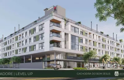 Apartamento com 2 dormitórios à venda, 63 m² por r$ 630.000,00 - cachoeira do bom jesus - florianópolis/sc