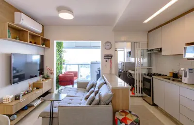 Deslumbrante apartamento tipo para venda em chácara santo antônio (zona sul) com 2 quartos, sendo 1 suíte, 53m²