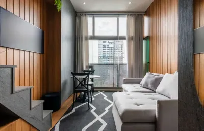 Sensacional apartamento tipo para venda em moema com 1 quarto, 43m²